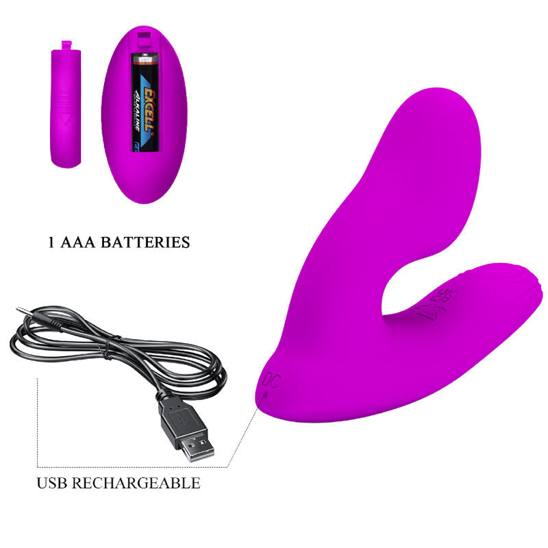 PRETTY LOVE - MELVIN CLITORIS MASSAGER WITH REMOTE CONTROL - Amore24