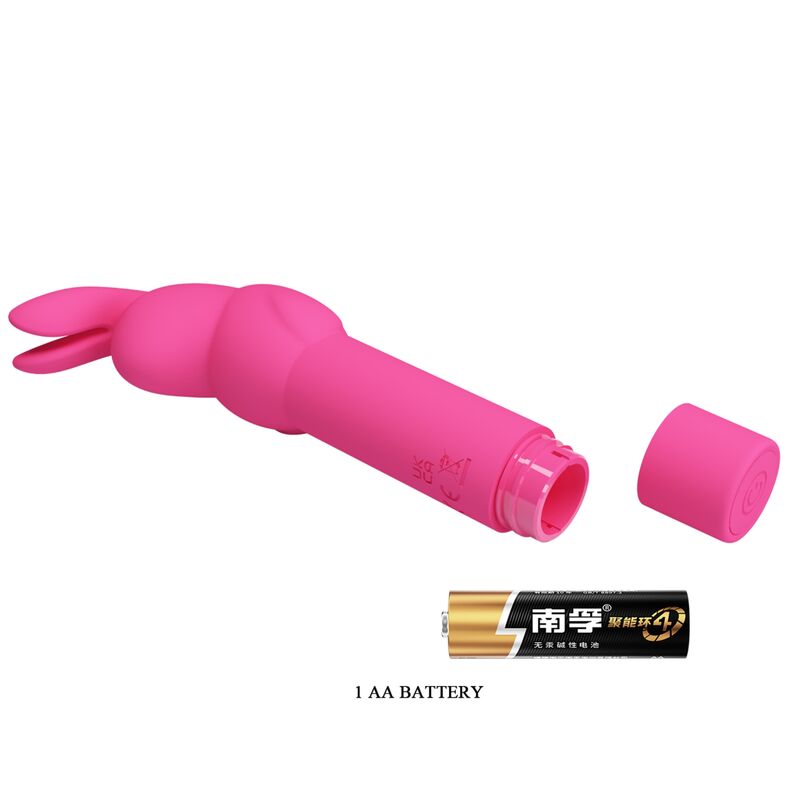 PRETTY LOVE - GERARDO FUSCHIA RABBIT SILICONE VIBRATOR - Amore24