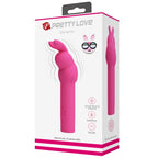 PRETTY LOVE - GERARDO FUSCHIA RABBIT SILICONE VIBRATOR - Amore24