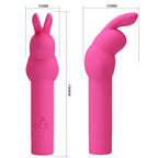 PRETTY LOVE - GERARDO FUSCHIA RABBIT SILICONE VIBRATOR - Amore24