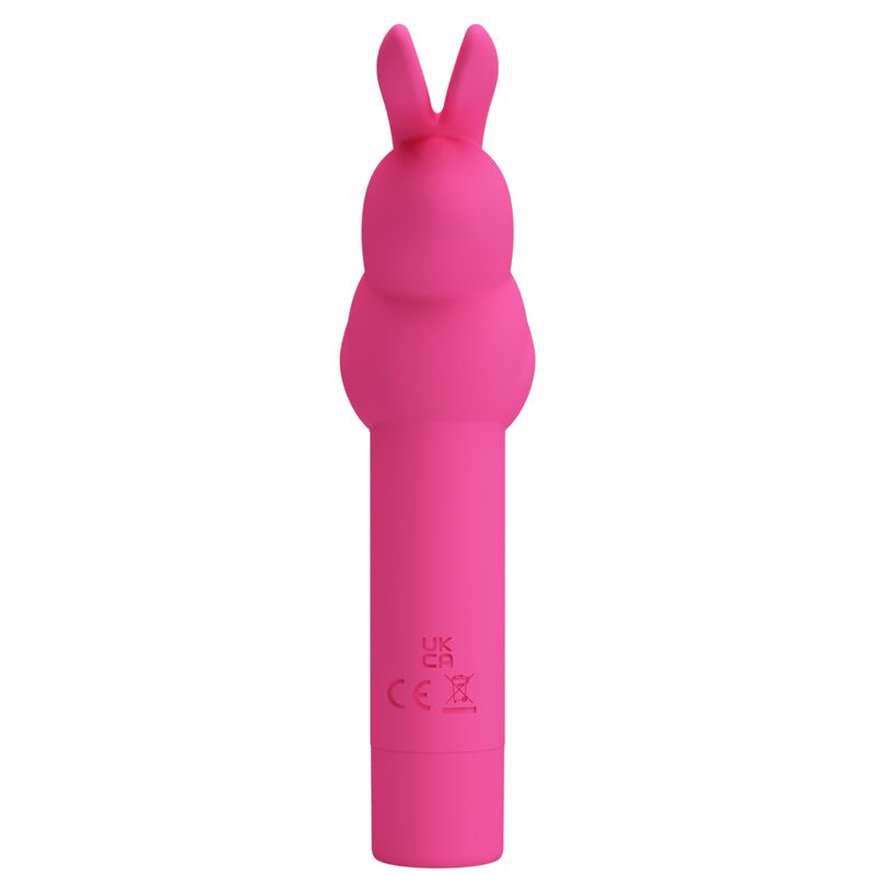 PRETTY LOVE - GERARDO FUSCHIA RABBIT SILICONE VIBRATOR - Amore24