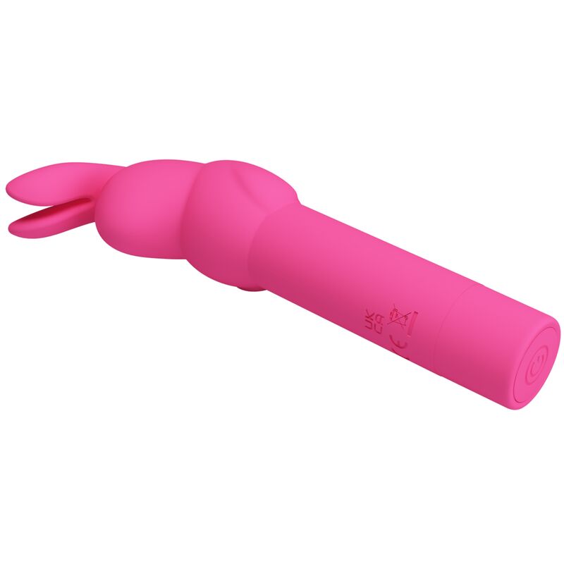PRETTY LOVE - GERARDO FUSCHIA RABBIT SILICONE VIBRATOR - Amore24