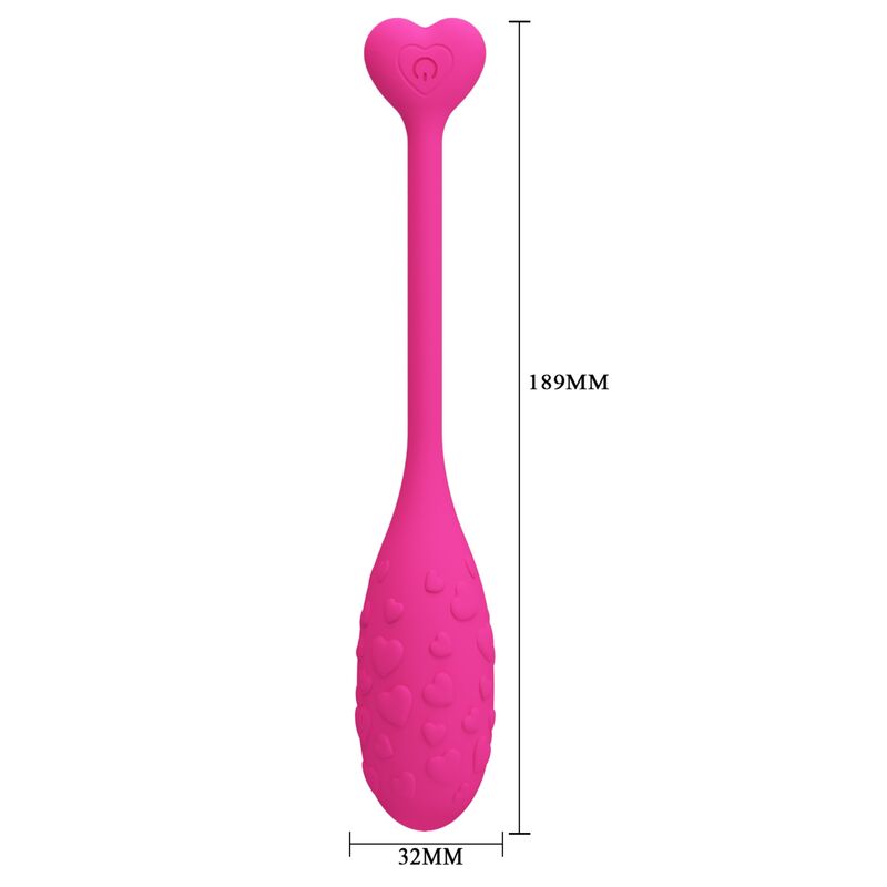 PRETTY LOVE - APP CONTROLLED PINK FISHER VIBRATING EGG - Amore24