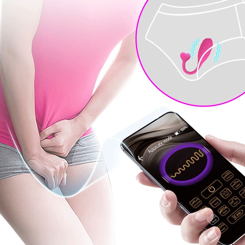 PRETTY LOVE - APP CONTROLLED PINK FISHER VIBRATING EGG - Amore24