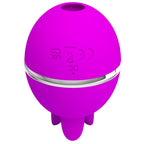 PRETTY LOVE - GEMINI BALL PURPLE ROUND SILICONE VIBRATOR - Amore24