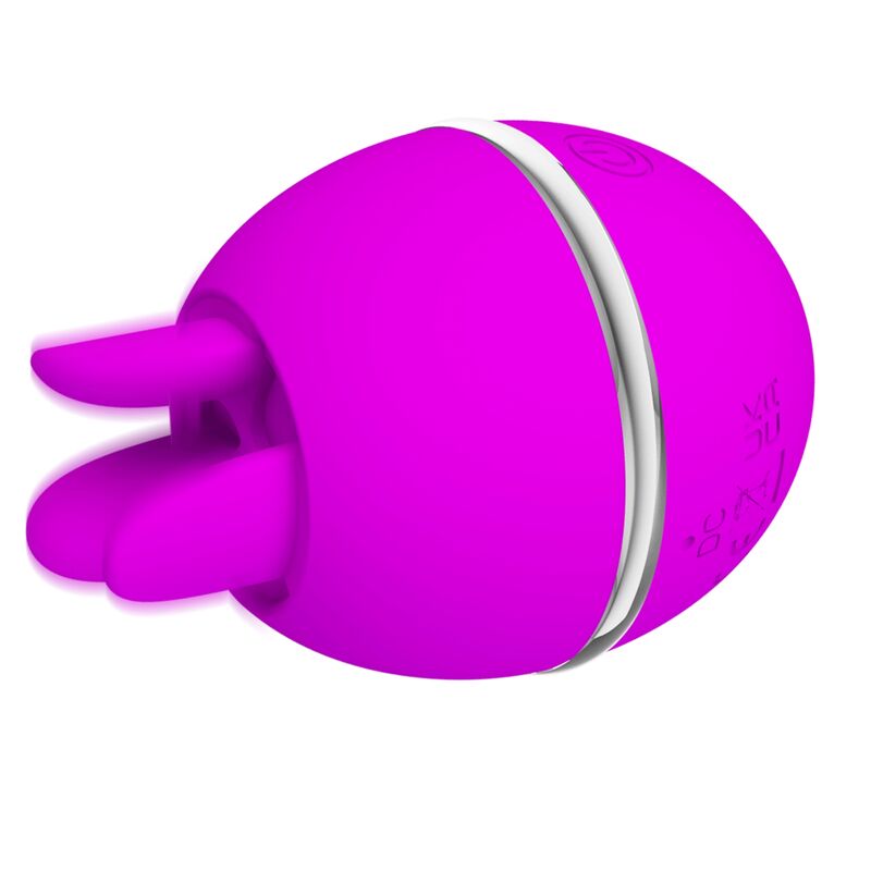 PRETTY LOVE - GEMINI BALL PURPLE ROUND SILICONE VIBRATOR - Amore24