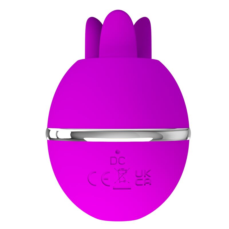 PRETTY LOVE - GEMINI BALL PURPLE ROUND SILICONE VIBRATOR - Amore24