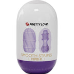 PRETTY LOVE - SMOOTH STRIPES CUPID MASTURBATOR EGG - Amore24