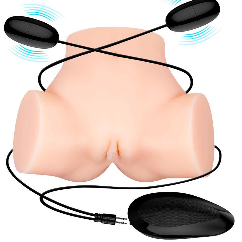 CRAZY BULL - REALISTIC VAGINA AND ANUS SAMANTHA VIBRATOR - Amore24