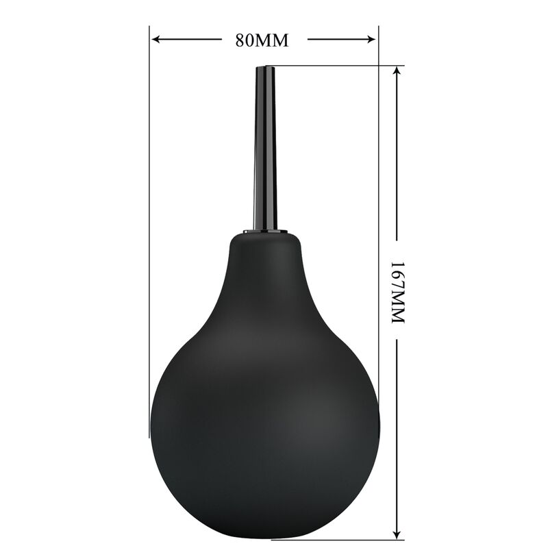 MR PLAY - PEAR ANAL SHOWER BLKB BLACK - Amore24