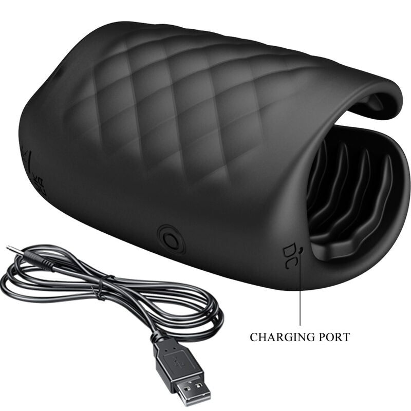 PRETTY LOVE - MANUAL MASTURBATOR FOR GLAND RECHARGEABLE VIBRATOR - Amore24
