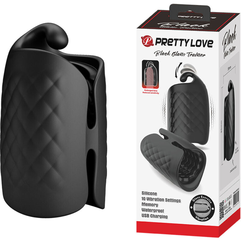 PRETTY LOVE - MANUAL MASTURBATOR FOR GLAND RECHARGEABLE VIBRATOR - Amore24
