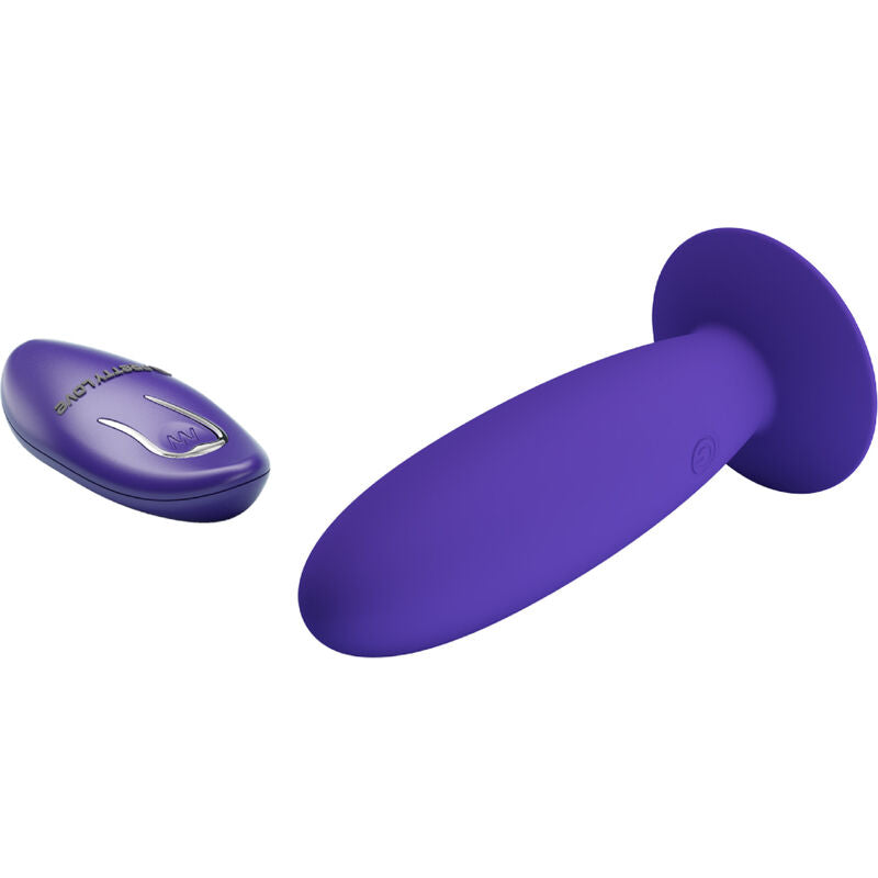 PRETTY LOVE - YOUTH PLUG ANAL VIBRATOR REMOTE CONTROL VIOLET - Amore24