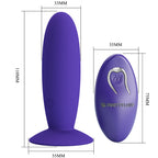 PRETTY LOVE - YOUTH PLUG ANAL VIBRATOR REMOTE CONTROL VIOLET - Amore24