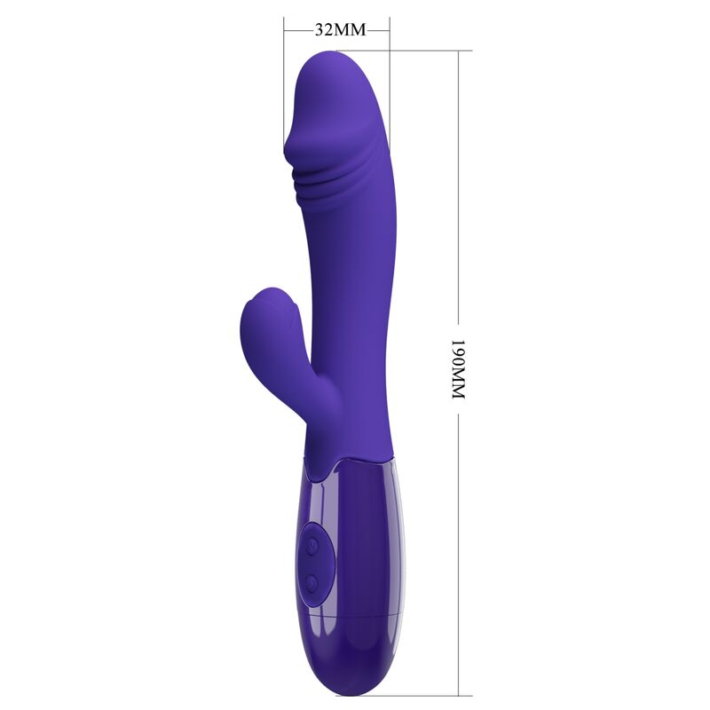 PRETTY LOVE - SNAPPY YOUTH VIBRATOR & G - SPOT STIMULATOR VIOLET - Amore24