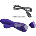 PRETTY LOVE - SNAPPY YOUTH VIBRATOR & G - SPOT STIMULATOR VIOLET - Amore24