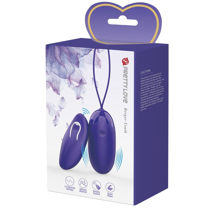 PRETTY LOVE - BERGER YOUTH VIOLATING EGG REMOTE CONTROL VIOLET - Amore24
