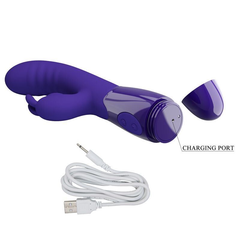 PRETTY LOVE - CERBERUS YOUTH VIOLET RABBIT VIBRATOR - Amore24