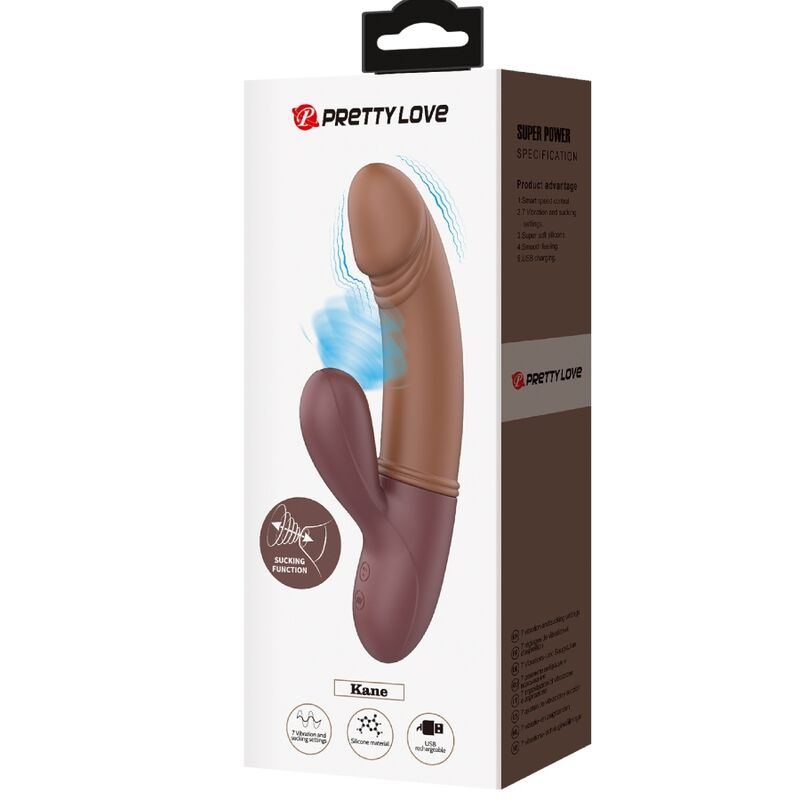 PRETTY LOVE - KANE G-SPOT VIBRATOR & SUCKER - Amore24