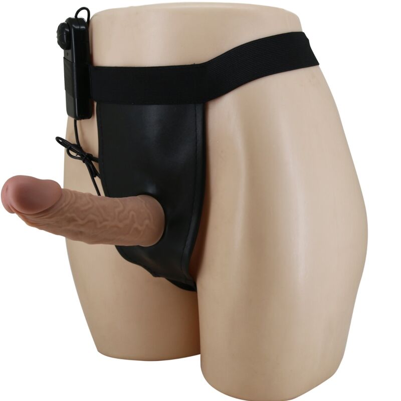 PRETTY LOVE - HARNESS BRIEFS WITH VIBRATION DILDO INCLUDED - Amore24