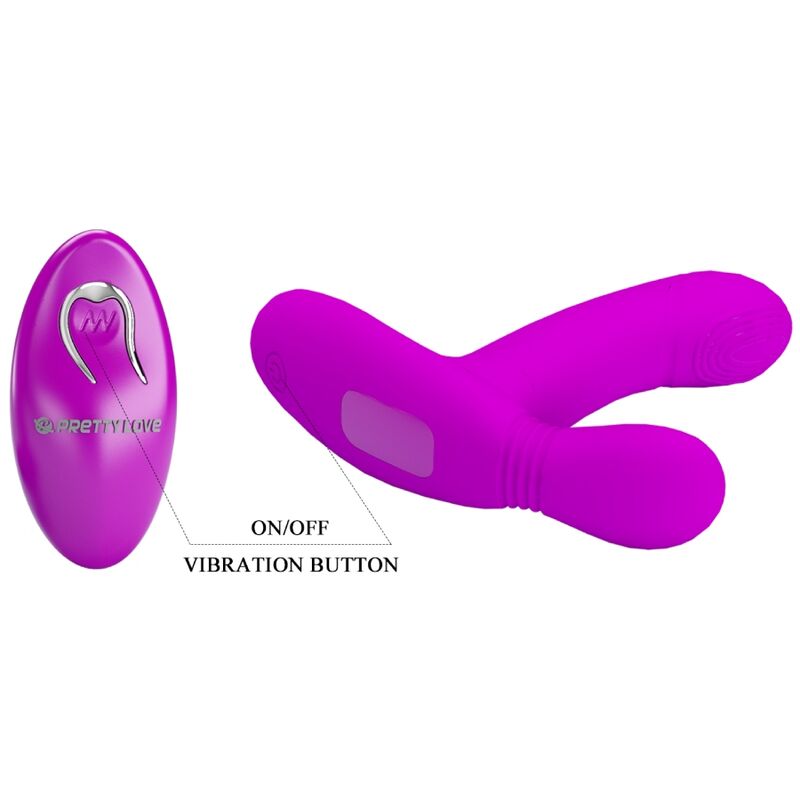 PRETTY LOVE - GERI CLITORIS MASSAGER PINK REMOTE CONTROL - Amore24