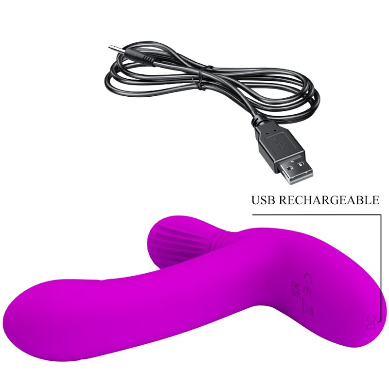 PRETTY LOVE - GERI CLITORIS MASSAGER PINK REMOTE CONTROL - Amore24