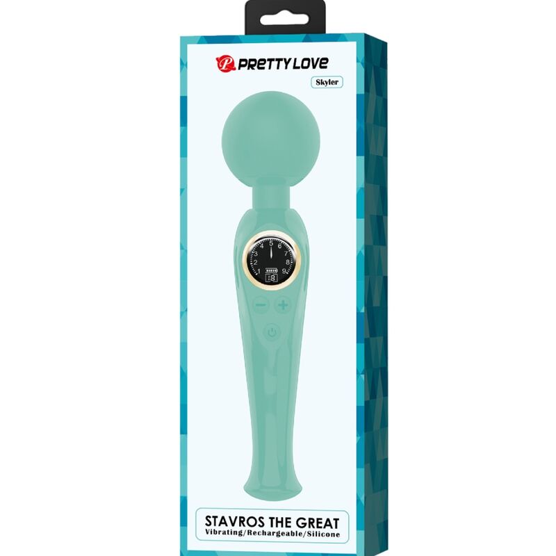 PRETTY LOVE - SKYLER GREEN WAND VIBRATOR - Amore24