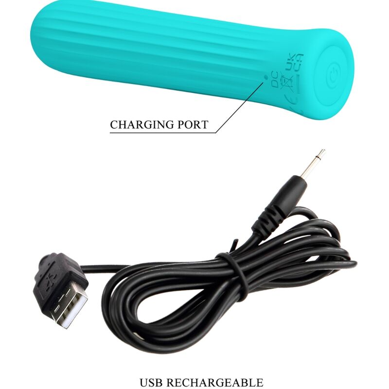 PRETTY LOVE - BLANCHE BLUE STIMULATOR VIBRATOR - Amore24