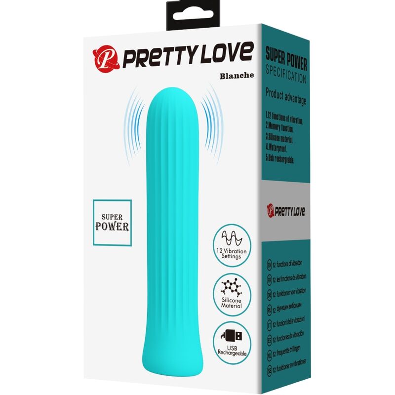 PRETTY LOVE - BLANCHE BLUE STIMULATOR VIBRATOR - Amore24