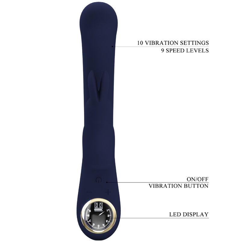PRETTY LOVE - LAMAR RABBIT VIBRATOR & BLUE G-SPOT - Amore24