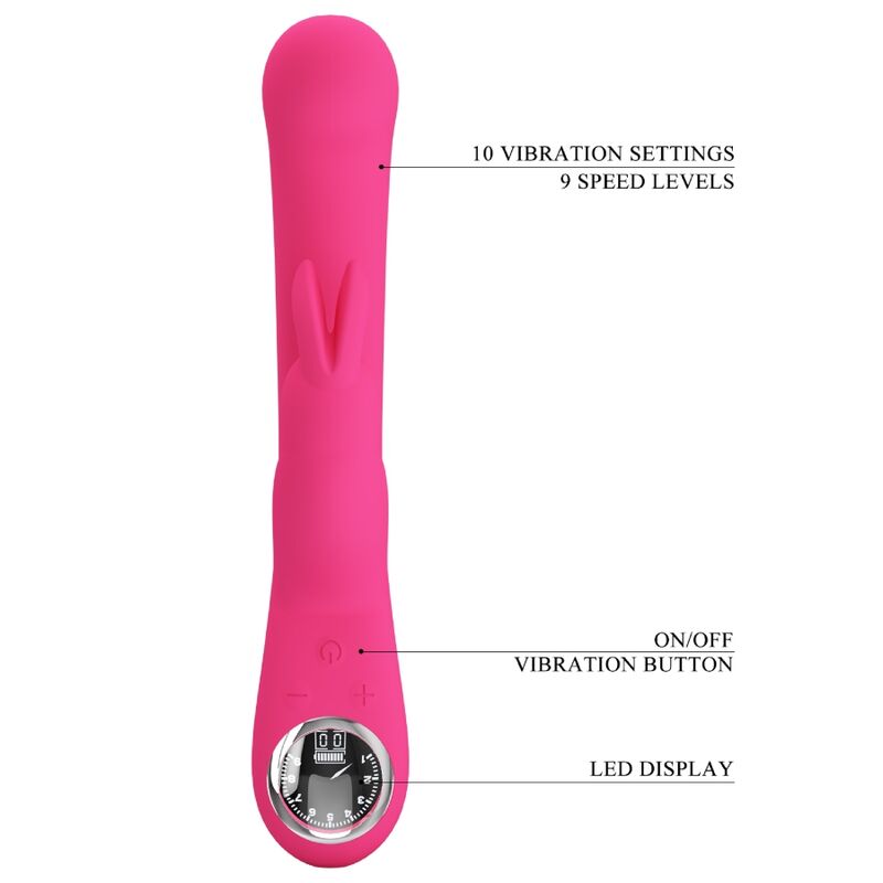 PRETTY LOVE - LAMAR RABBIT VIBRATOR & PINK G-SPOT - Amore24