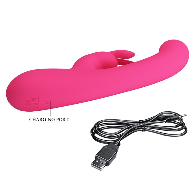 PRETTY LOVE - LAMAR RABBIT VIBRATOR & PINK G-SPOT - Amore24
