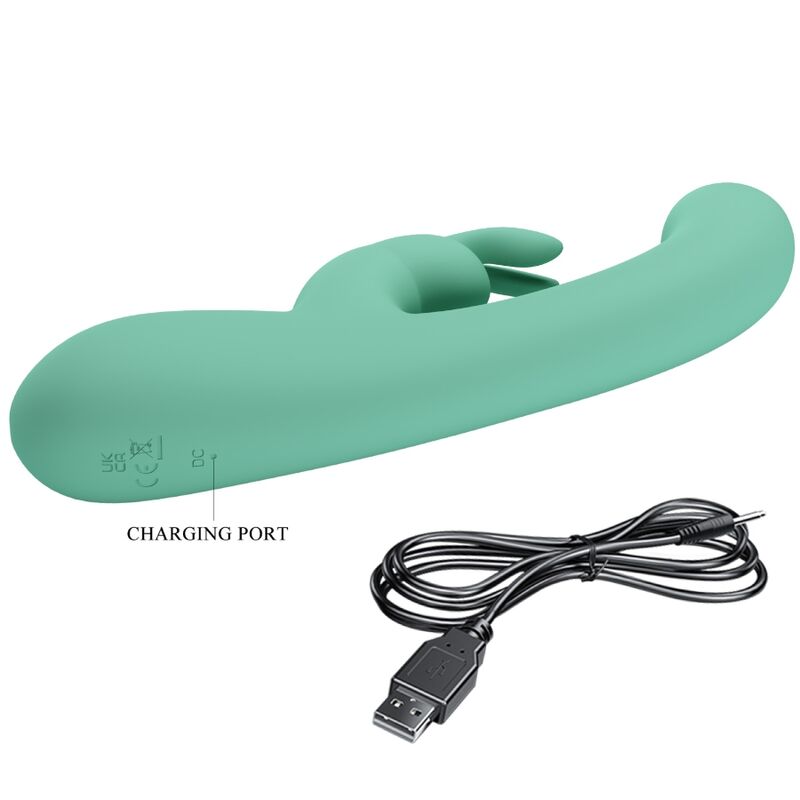 PRETTY LOVE - LAMAR RABBIT VIBRATOR & GREEN G-SPOT - Amore24