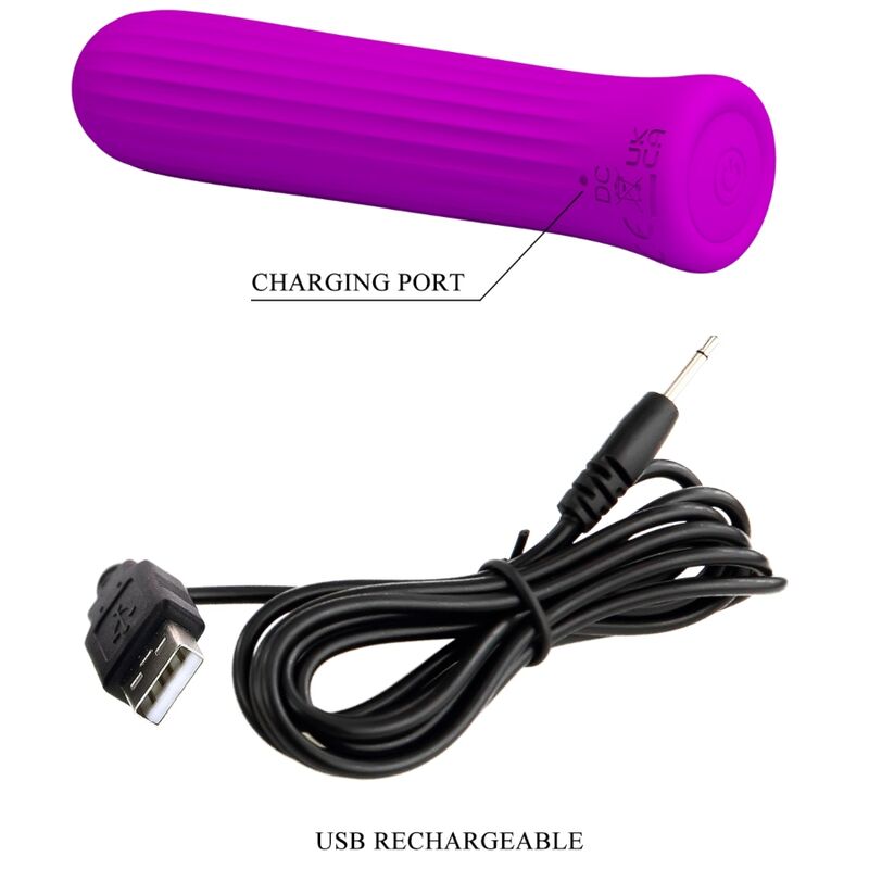PRETTY LOVE - BLANCHE PINK STIMULATOR VIBRATOR - Amore24