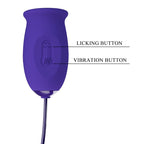 PRETTY LOVE - DAISY YOUTH VIOLET RECHARGEABLE VIBRATOR STIMULATOR - Amore24