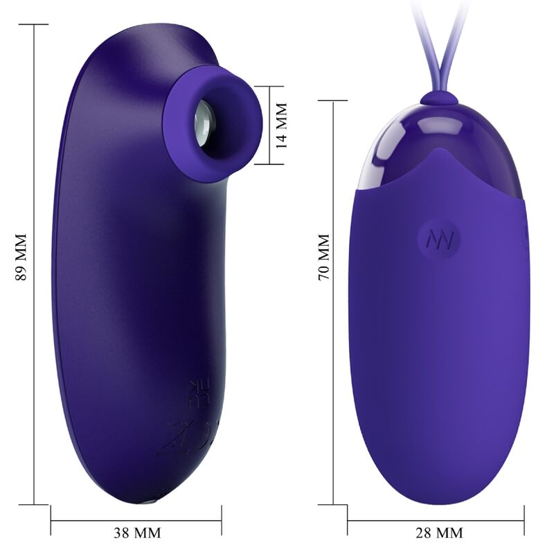 PRETTY LOVE - STIMULATOR AND PORTABLE EGG - Amore24