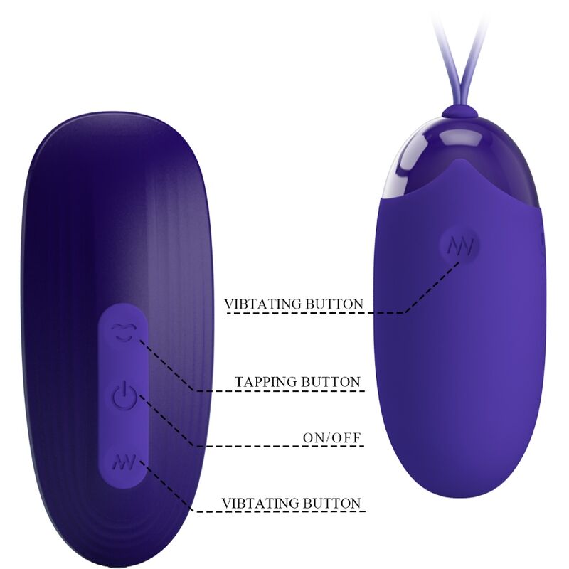PRETTY LOVE - STIMULATOR AND PORTABLE EGG - Amore24