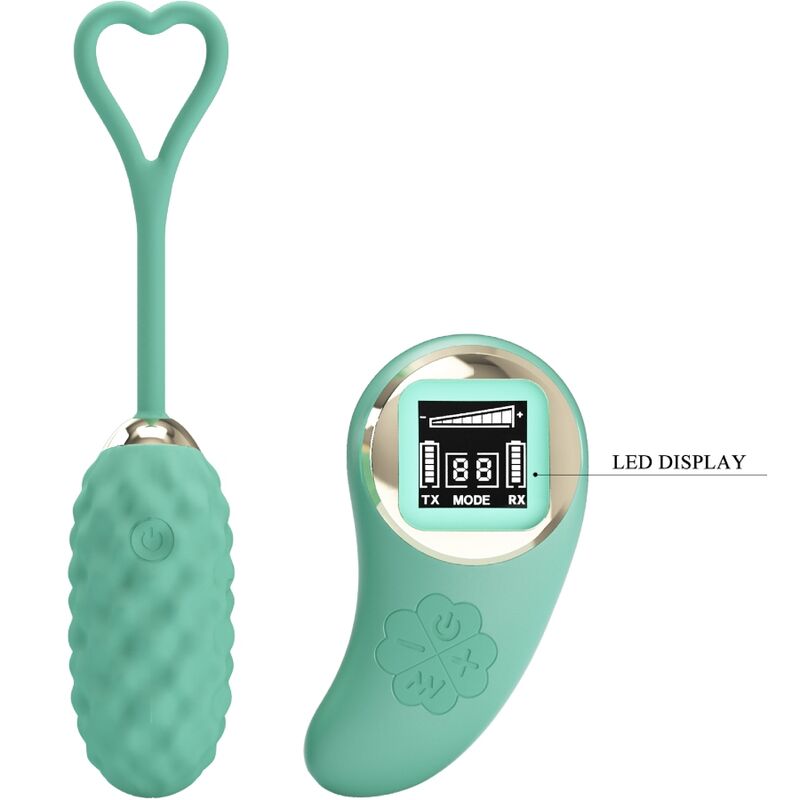 PRETTY LOVE - VIVIAN GREEN REMOTE CONTROL VIBRATING EGG - Amore24