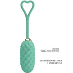 PRETTY LOVE - VIVIAN GREEN REMOTE CONTROL VIBRATING EGG - Amore24