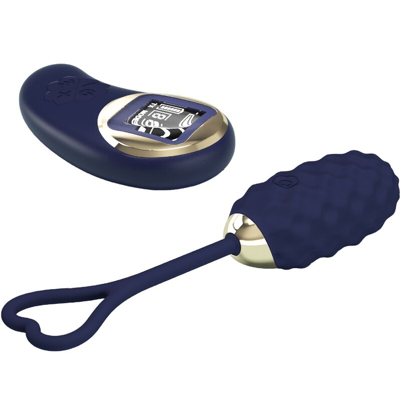 PRETTY LOVE - VIVIAN BLUE REMOTE CONTROL VIBRATING EGG - Amore24