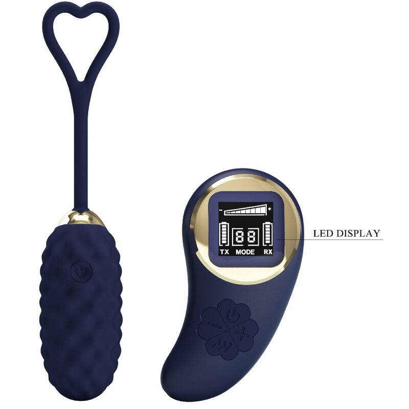 PRETTY LOVE - VIVIAN BLUE REMOTE CONTROL VIBRATING EGG - Amore24