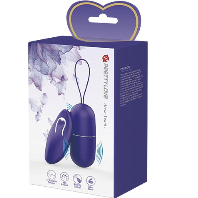 PRETTY LOVE - ARVIN YOUTH VIOLATING EGG REMOTE CONTROL VIOLET - Amore24