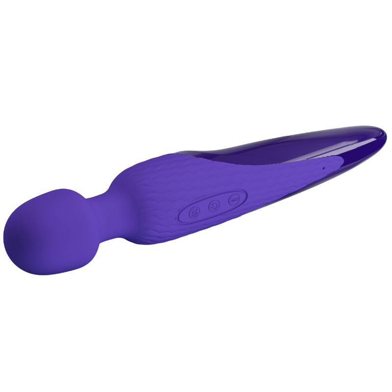 PRETTY LOVE - ANTONY YOUTH WAND VIBRATOR VIOLET HEAT EFFECT - Amore24