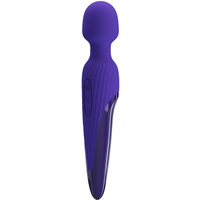PRETTY LOVE - ANTONY YOUTH WAND VIBRATOR VIOLET HEAT EFFECT - Amore24