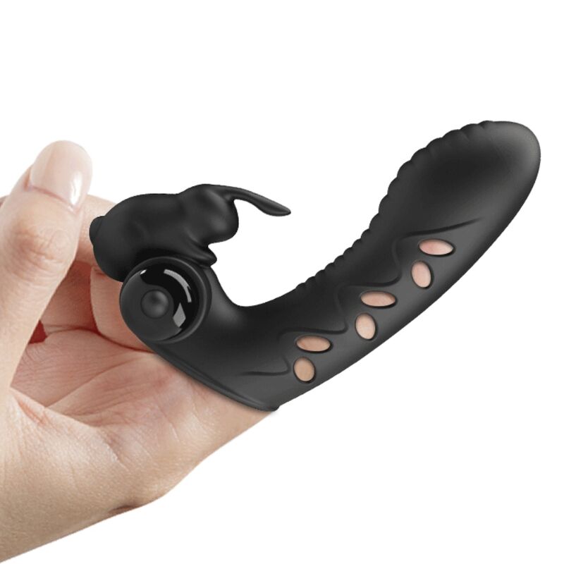 PRETTY LOVE - VANCE BLACK RABBIT VIBRATOR FINGER COVER - Amore24