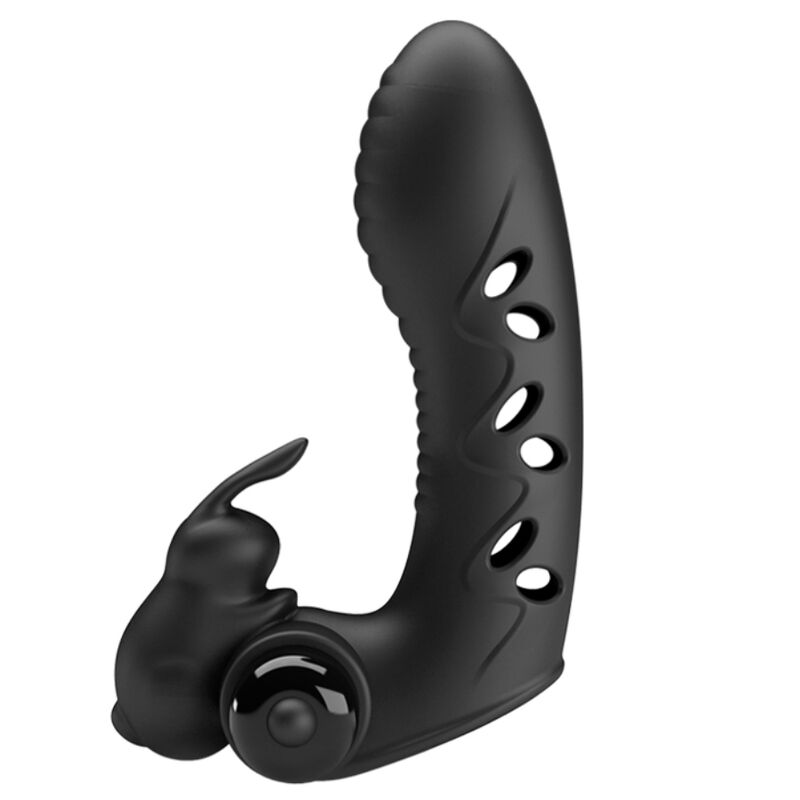 PRETTY LOVE - VANCE BLACK RABBIT VIBRATOR FINGER COVER - Amore24