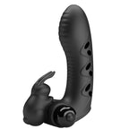 PRETTY LOVE - VANCE BLACK RABBIT VIBRATOR FINGER COVER - Amore24
