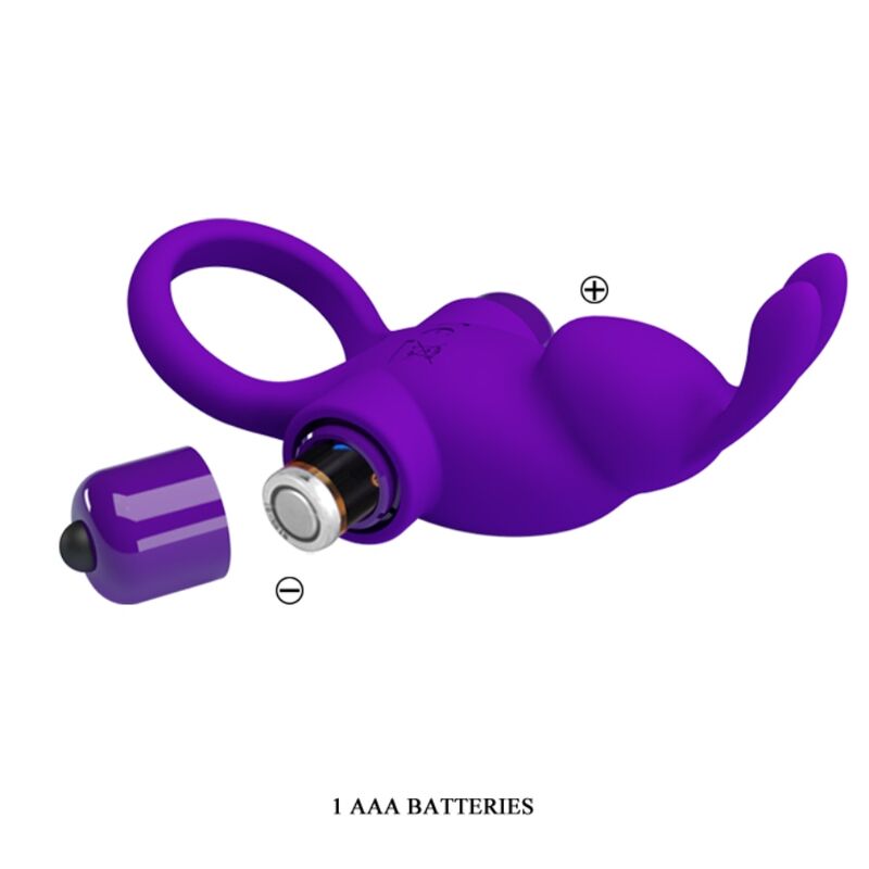 PRETTY LOVE - VIBRATOR RING I RABBIT FOR PURPLE PENIS - Amore24