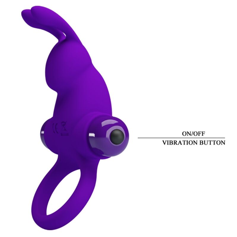 PRETTY LOVE - VIBRATOR RING I RABBIT FOR PURPLE PENIS - Amore24