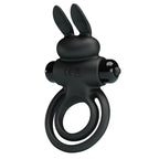PRETTY LOVE - VIBRATOR III RABBIT RING FOR BLACK PENIS - Amore24